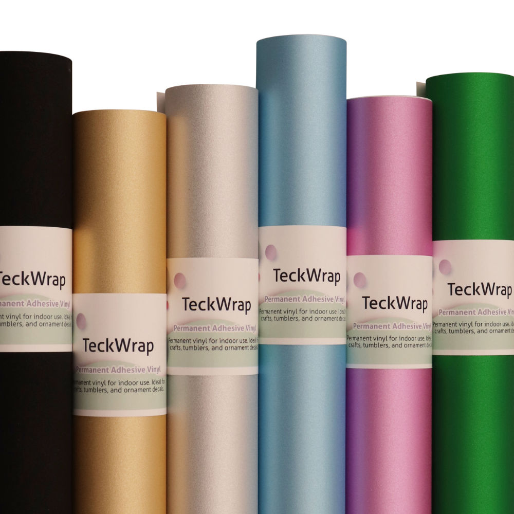 Glitter Permanent Adhesive Vinyl - TeckWrap