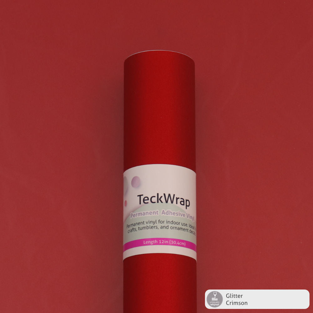 Glitter Permanent Adhesive Vinyl - TeckWrap
