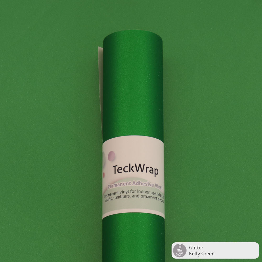 Glitter Permanent Adhesive Vinyl - TeckWrap
