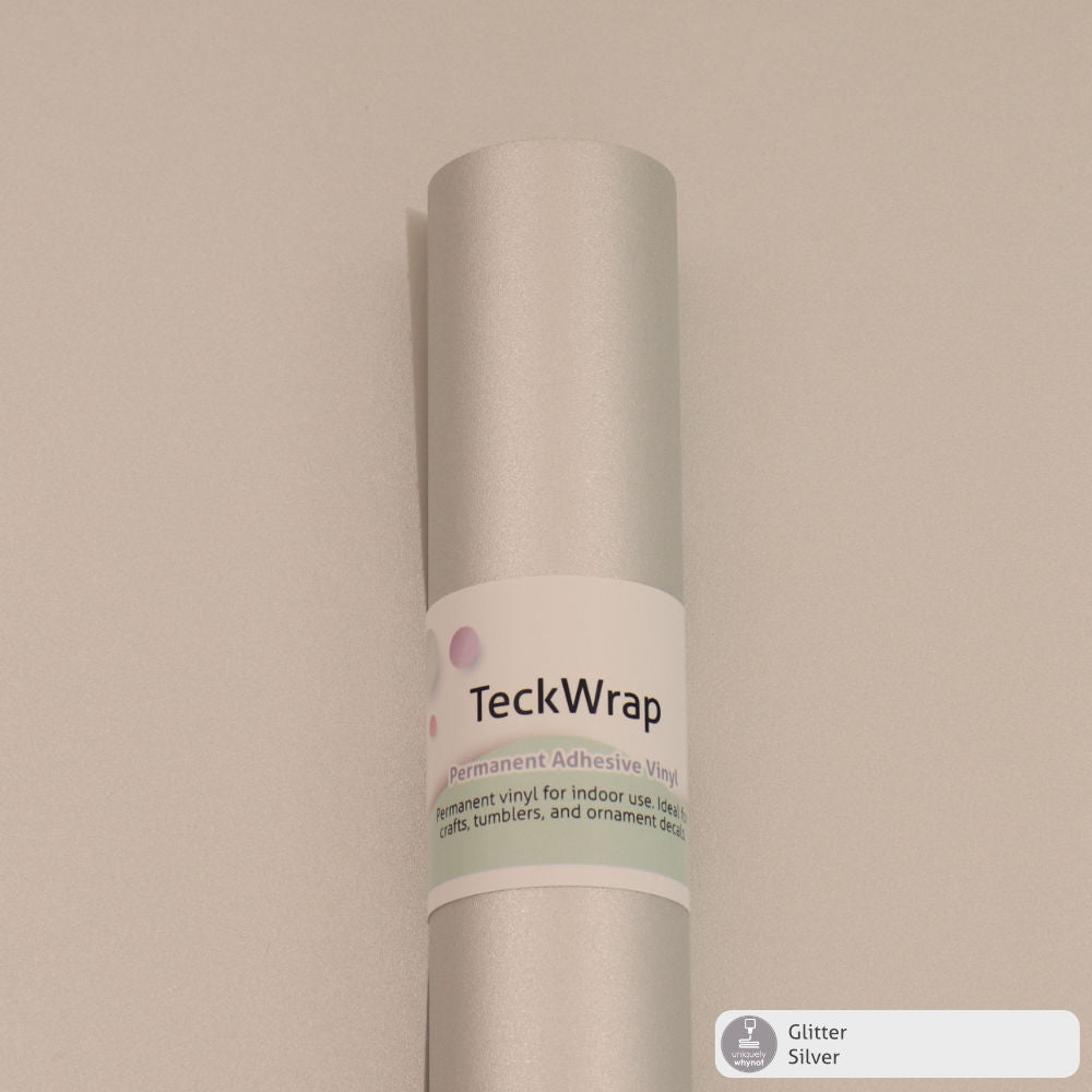 Glitter Permanent Adhesive Vinyl - TeckWrap