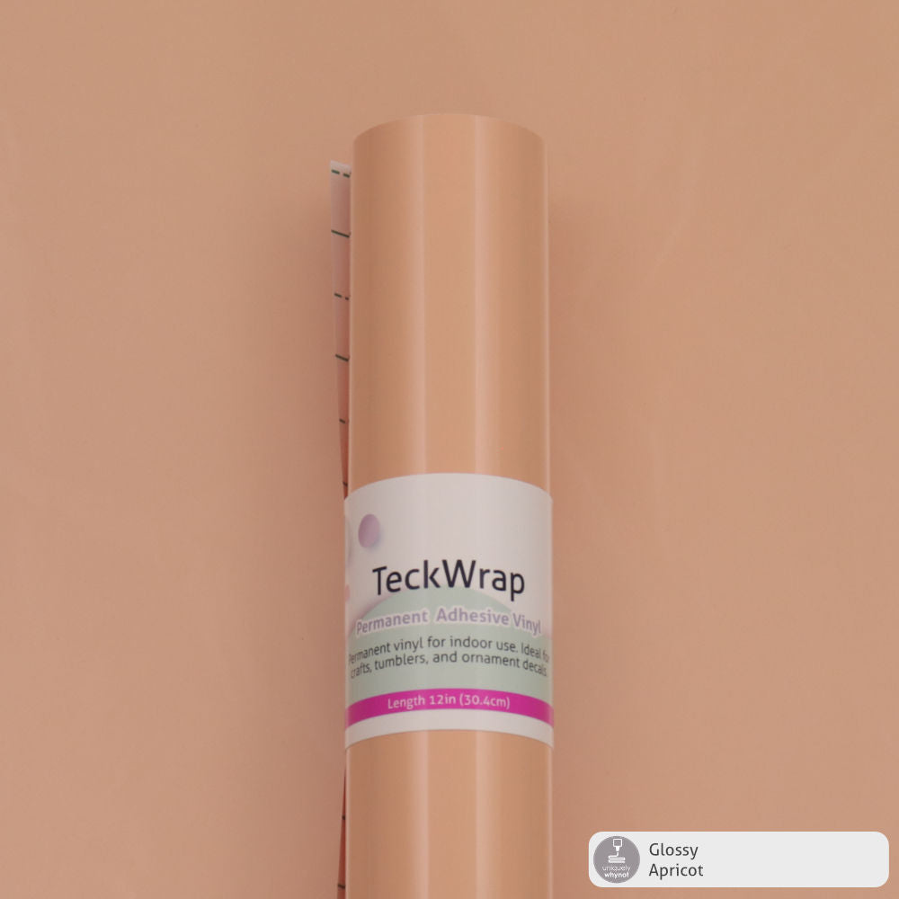 Glossy Permanent Adhesive Vinyl - TeckWrap (5&#39; Rolls)