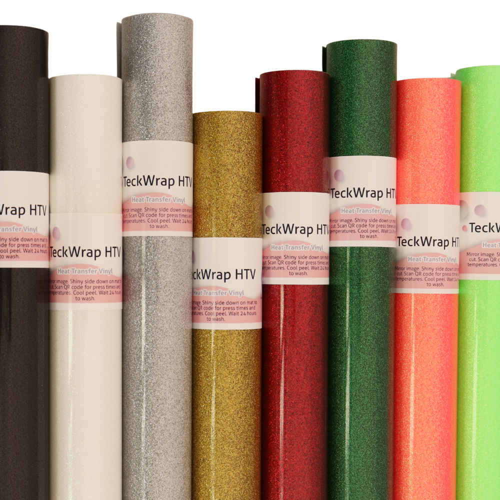 Glitter Heat Transfer Vinyl - TeckWrap
