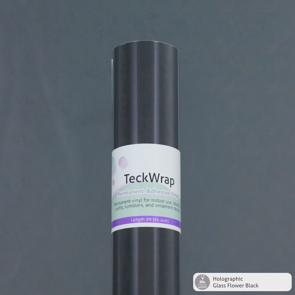 Holographic Pattern Permanent Adhesive Vinyl - TeckWrap