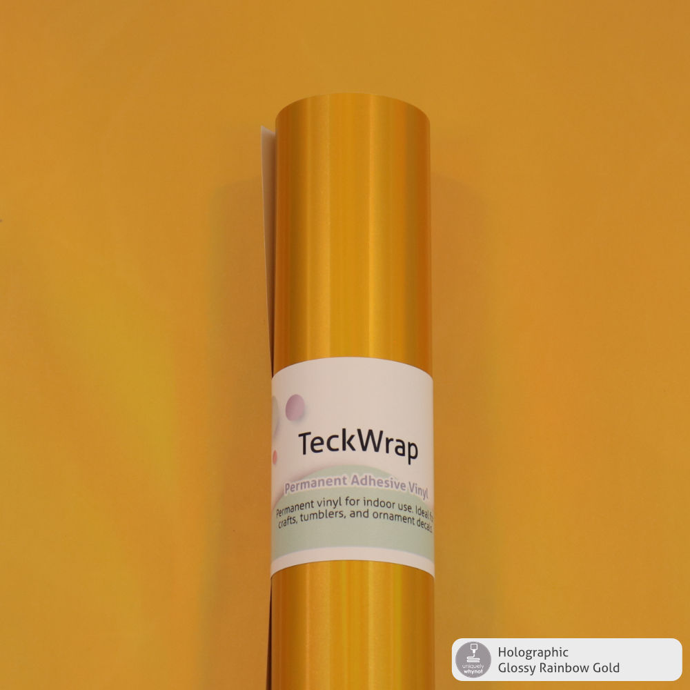 Holographic Glossy/ Sparkle Permanent Adhesive Vinyl - TeckWrap