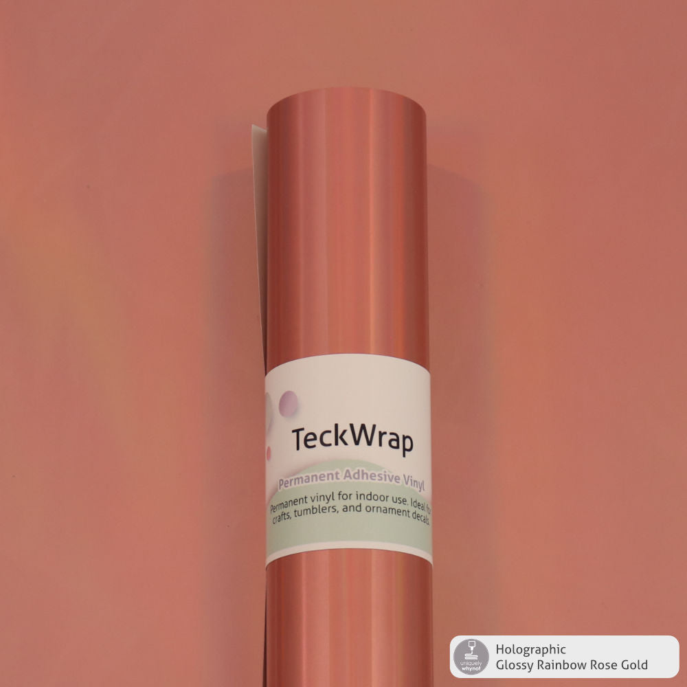Holographic Glossy/ Sparkle Permanent Adhesive Vinyl - TeckWrap
