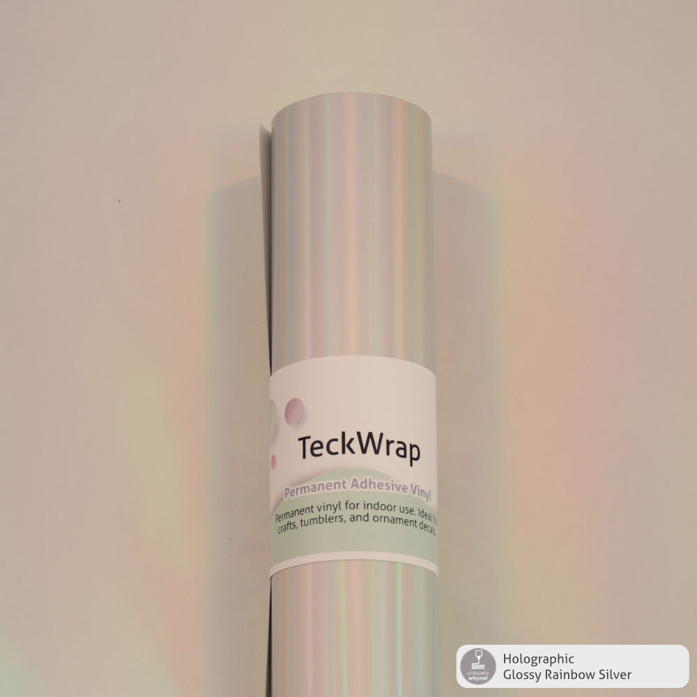Holographic Glossy/ Sparkle Permanent Adhesive Vinyl - TeckWrap