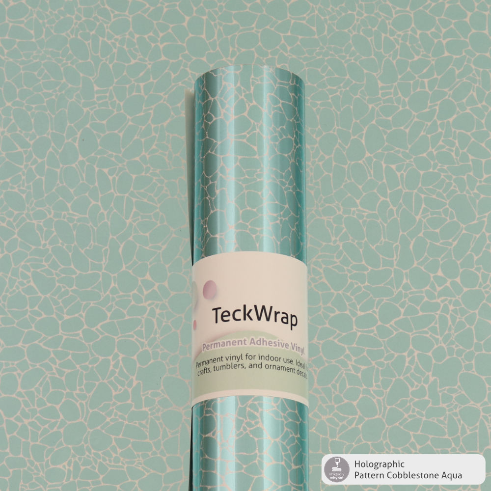 Holographic Pattern Permanent Adhesive Vinyl - TeckWrap - Uniquely Whynot  Craft