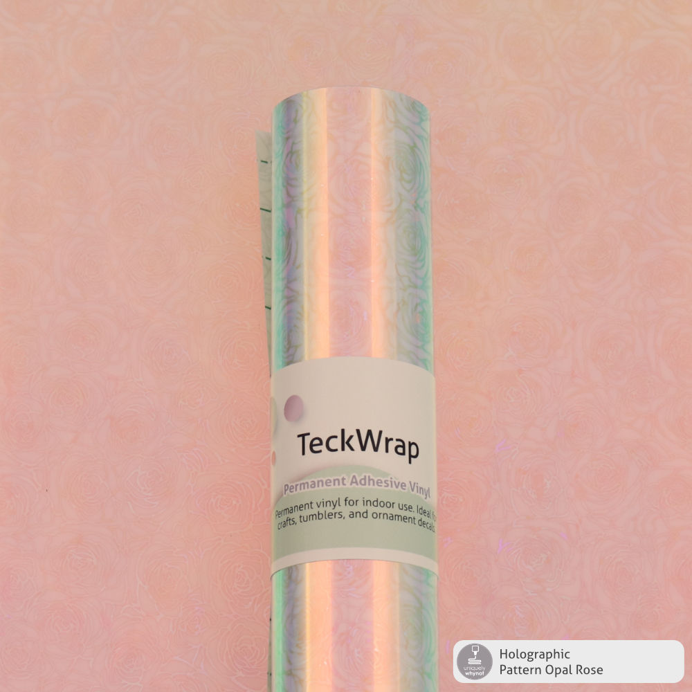 Holographic Pattern Permanent Adhesive Vinyl - TeckWrap