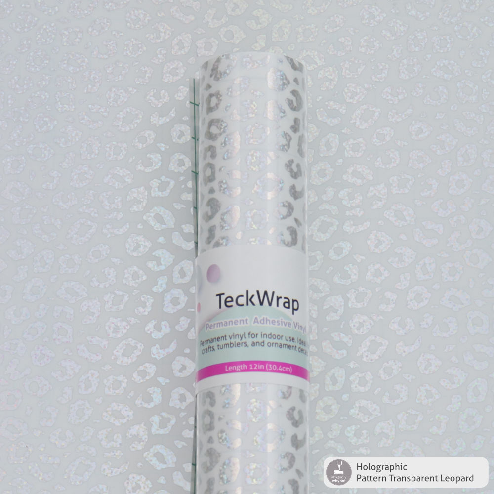 Holographic Pattern Permanent Adhesive Vinyl - TeckWrap