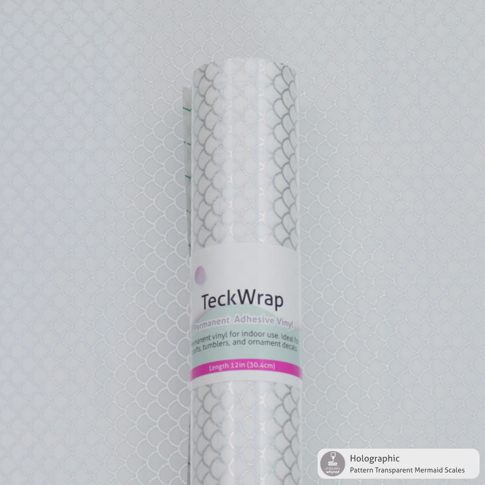 Holographic Pattern Permanent Adhesive Vinyl - TeckWrap