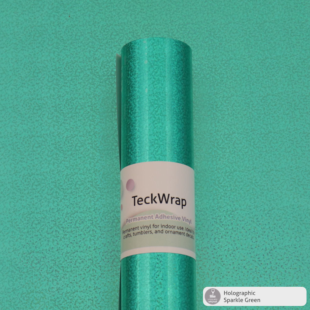Holographic Glossy/ Sparkle Permanent Adhesive Vinyl - TeckWrap