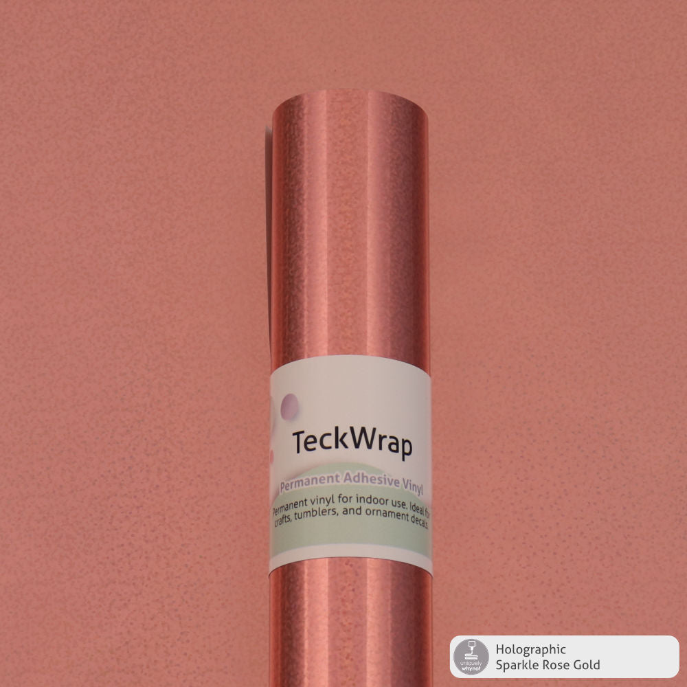 Holographic Glossy/ Sparkle Permanent Adhesive Vinyl - TeckWrap