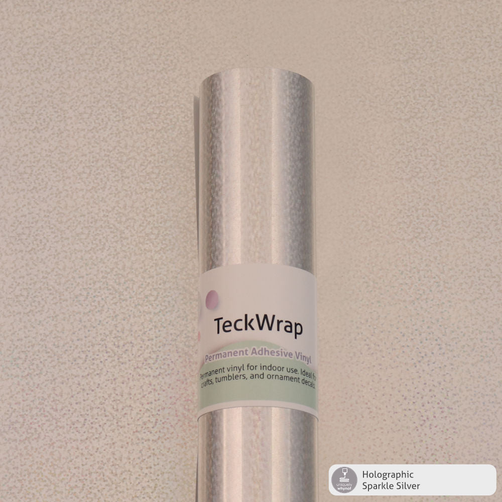 Holographic Glossy/ Sparkle Permanent Adhesive Vinyl - TeckWrap