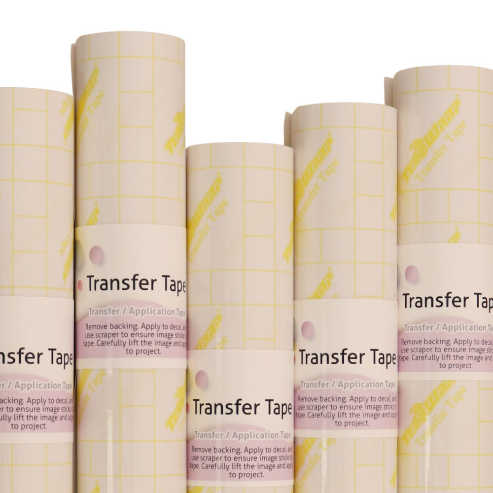 Yellow Grid for Glitter Vinyl Transfer Tape - TeckWrap