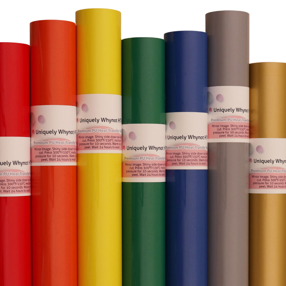 Heat Transfer PU Vinyl (12&quot; and 3&#39; Rolls)